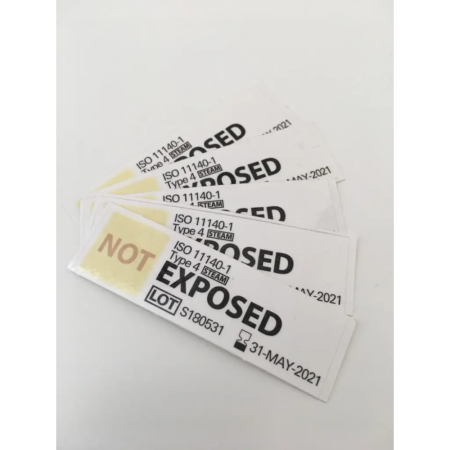 Wolf special offer - Autoclave indicator test strips Rodwell Class 4 TST width 19mm, length 64mm, inidcator becomes visible in steam steriliser operating 121°C to 134°C, pack of 100 OFFER ENDS 30-05-2025